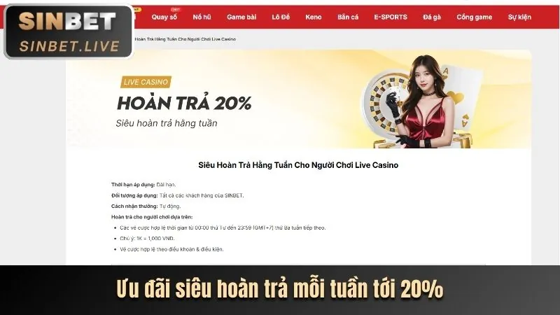 Chương trình hoàn trả cược ga65 code